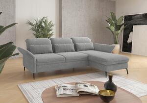 ROHOVÁ SEDAČKA, textil, šedá Sit & More - Sedací soupravy, Online Only