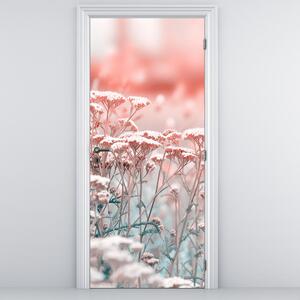 Fototapeta na dveře - Luční květy (95x205cm)