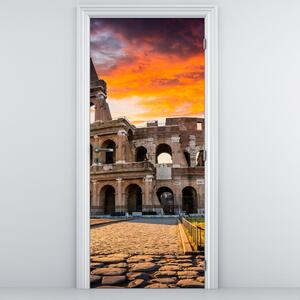 Fototapeta na dveře - Koloseum v Římě (95x205cm)