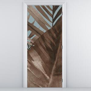 Fototapeta na dveře - Palmové listy (95x205cm)