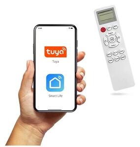 Hybridní solární klimatizace 5kW Tuya Wi-Fi bílá + dálkové ovládání