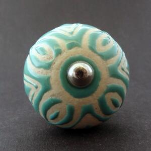 Keramická úchytka-Antika přírodní Barva kovu: antik světlá