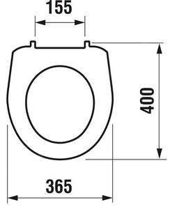 Jika Lyra Plus WC sedátko termoplast pro kombi WC H8933830000001