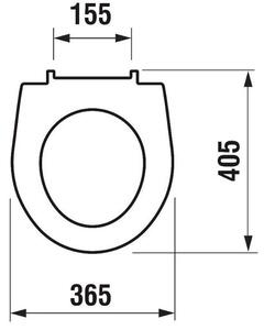 Jika Lyra Plus WC sedátko duroplast pro kombi WC H8933803000631