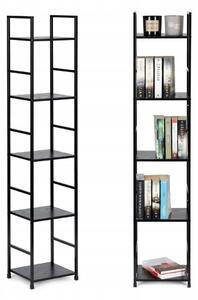 Regál ModernHome 29 cm x 144,5 cm x 23,5 cm černý