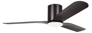 Eglo 35176 - LED Stm. stropní ventilátor KAWANA LED/17W/230V pr. 132 cm černá+DO