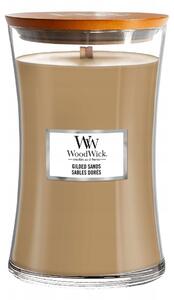 Sójová vonná svíčka GILDED SANDS Woodwick 1 ks
