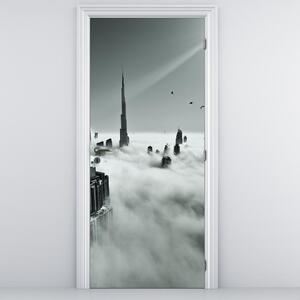 Fototapeta na dveře - Mrakodrapy v Dubai (95x205cm)