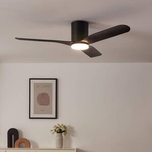 Eglo 35176 - LED Stm. stropní ventilátor KAWANA LED/17W/230V pr. 132 cm černá+DO