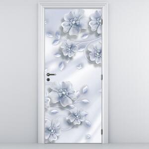 Fototapeta na dveře - Květinový design (95x205cm)