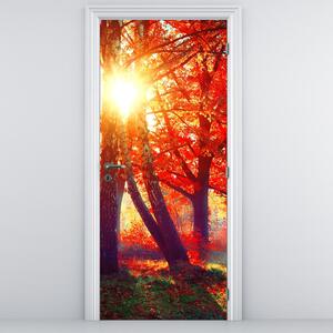 Fototapeta na dveře - Podzimní krajina (95x205cm)