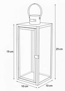 Dekorační lucerna TOWER 29 cm zlatá