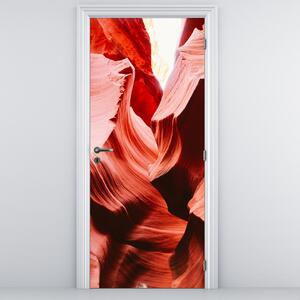 Fototapeta na dveře - Červené skály (95x205cm)