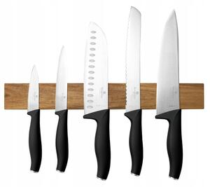 Sada nožů berlinger Haus s magnetickým držákem, 6 ks, Matte Black 2943