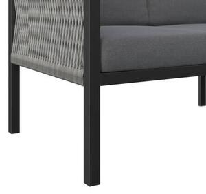 ZAHRADNÍ JÍDELNÍ SET 5dílné, kov, plast, sklo, textil Ambia Garden - Online Only zahradní nábytek, Online Only