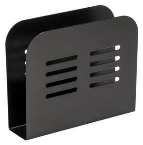 WENKO 55025100-Držák ubrousků BLACK OUTDOOR KITCHEN 15x12,5 cm černá