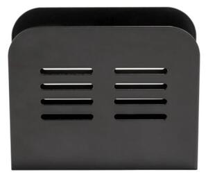 WENKO 55025100-Držák ubrousků BLACK OUTDOOR KITCHEN 15x12,5 cm černá