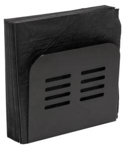 WENKO 55025100-Držák ubrousků BLACK OUTDOOR KITCHEN 15x12,5 cm černá