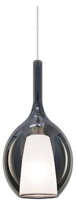 Ideal Lux - Lustr na lanku KALIQUE 1xE27/42W/230V pr. 18 cm kouřová černá