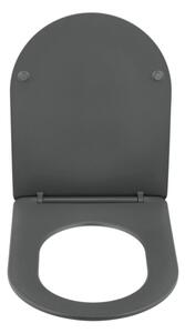 WENKO 26030100 - WC sedátko GALATI 46x36 cm antracit