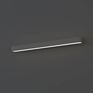 LED nástěnné světlo Soft, šířka 90 cm, grafit
