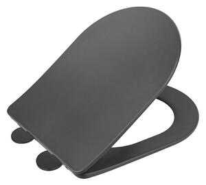WENKO 26030100 - WC sedátko GALATI 46x36 cm antracit