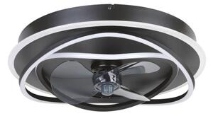 Eglo 35146 - LED Stm. stropní ventilátor NAMORI 4xLED/9W/230V pr.50cm černá + DO