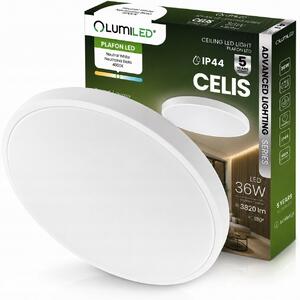 LED Stropní Svítidlo Stropní Svítidlo 4000K Kulatý IP44 bílé hermetické kroužkové