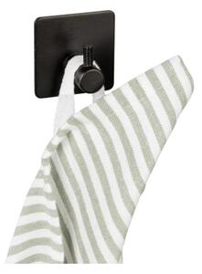 WENKO 55009100-Háček BLACK OUTDOOR KITCHEN 4,5x4,5 cm nerez/černá