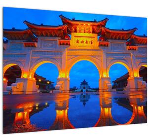 Skleněný obraz Taiwanu (70x50 cm)