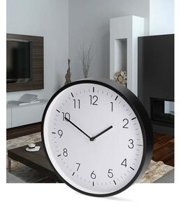 Nedis CLWA1226BK - Nástěnné hodiny pr. 30,8 cm 1xAA černá