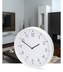 Nedis CLWA1226WT - Nástěnné hodiny pr. 30,8 cm 1xAA bílá