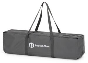 PETITE&MARS - Dětská ohrádka cestovní NOOK Urban Charchoal Grey