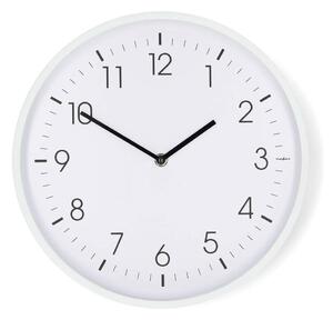 Nedis CLWA1226WT - Nástěnné hodiny pr. 30,8 cm 1xAA bílá