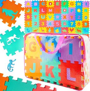 Kruzzel 4495 Pěnové puzzle EVA 16 x 16cm - 72 ks