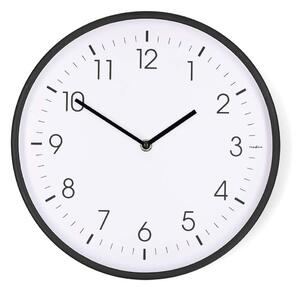 Nedis CLWA1226BK - Nástěnné hodiny pr. 30,8 cm 1xAA černá