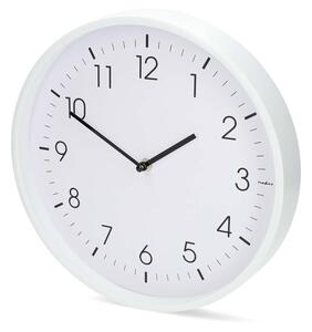 Nedis CLWA1226WT - Nástěnné hodiny pr. 30,8 cm 1xAA bílá