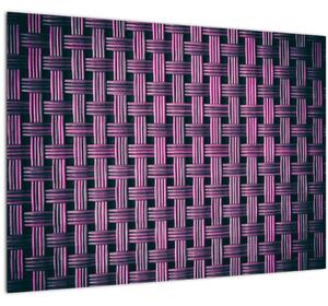 Skleněný obraz fialové textury (70x50 cm)