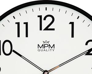 Designové plastové hodiny černé MPM E01.3877