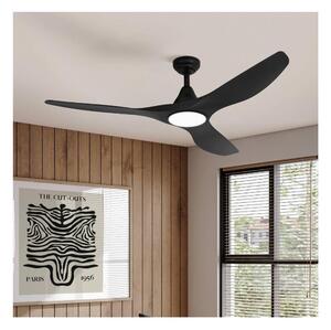 Eglo 35114 - LED Stropní ventilátor PORTSEA LED/20W/230V pr.132cm černá + DO