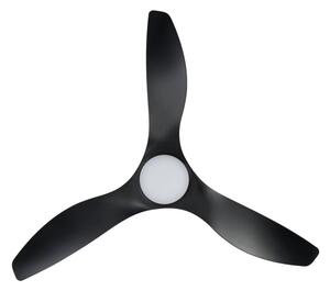 Eglo 35114 - LED Stropní ventilátor PORTSEA LED/20W/230V pr.132cm černá + DO