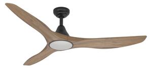 Eglo 35113 - LED Stropní ventilátor PORTSEA LED/19W/230V pr.132cm hnědá + DO