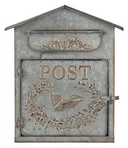 Poštovní plechová retro schránka - 31*12*36 cm