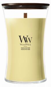 Sójová vonná svíčka Yuzu & Vetiver Woodwick 1 ks