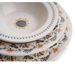 Jídelní sada 24 ks pestrobarevná/porcelán