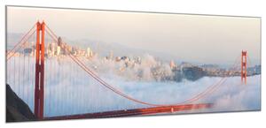 Obraz skleněný most San Francisco - 40 x 60 cm