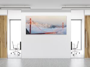 Obraz skleněný most San Francisco - 30 x 40 cm