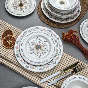 Jídelní sada 24 ks pestrobarevná/porcelán