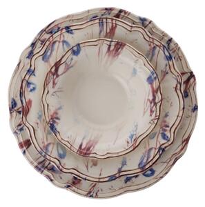 Jídelní sada 24 ks pestrobarevná/porcelán