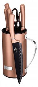 Sada nožů v bloku Berlinger Haus Rose Gold, 5 ks